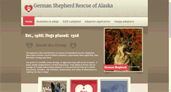 Desktop Screenshot of akpurebredrescue.com